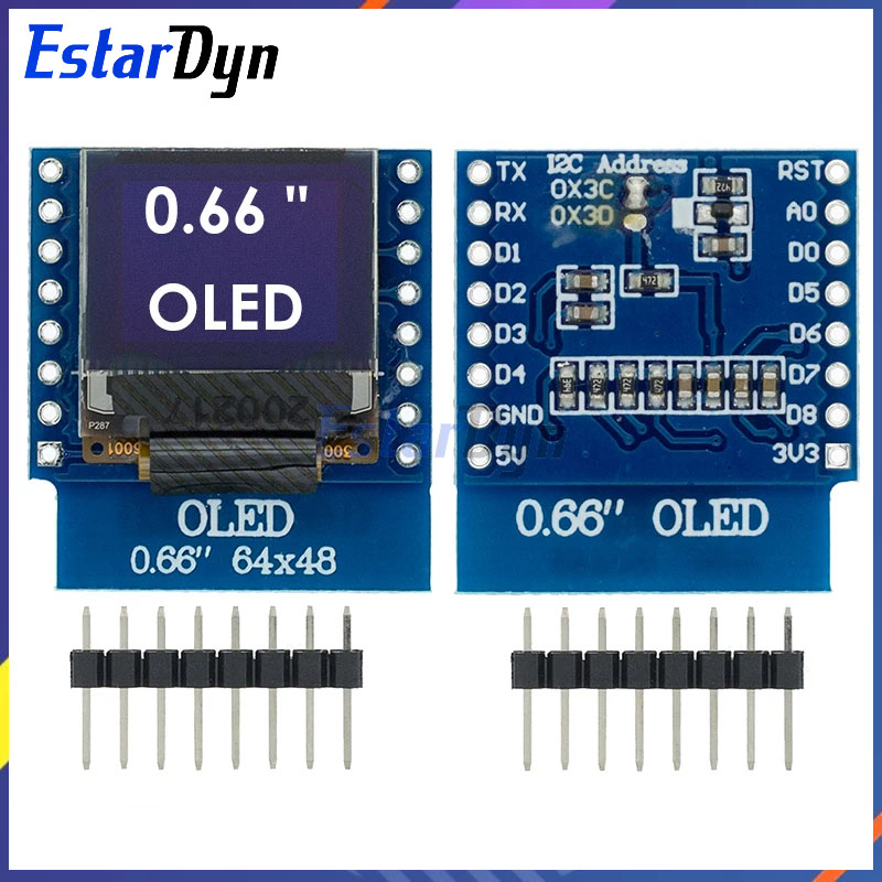 Wemos D1 - Pantalla LCD LED OLED de 0,66