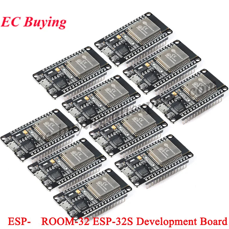Nodemcu 32S - 10 uds/1 unidad ESP32-WROOM-32 ESP-32 ESP-32S