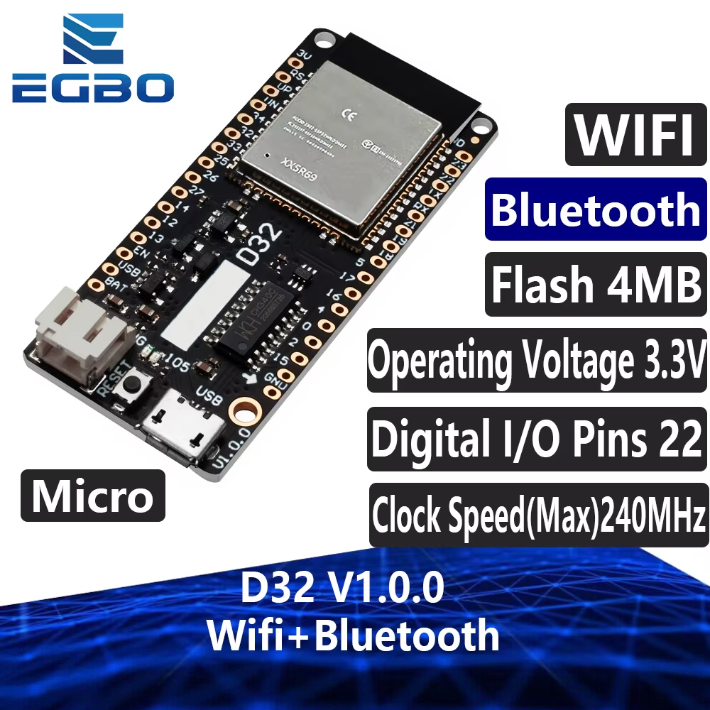 Lolin D32 - EGBO para LOLIN D32 V1.0.0-Wifi +