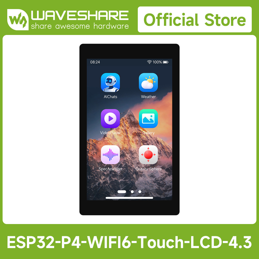 Waveshare Esp32 - Placa de desarrollo Waveshare ESP32-P4-WIFI6 de