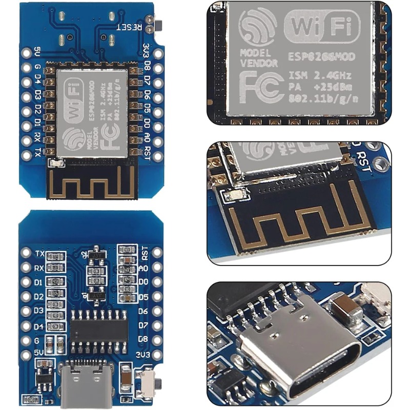 Nodemcuv2 - ESP8266 ESP-12F MINI D1 NodeMCU Placa