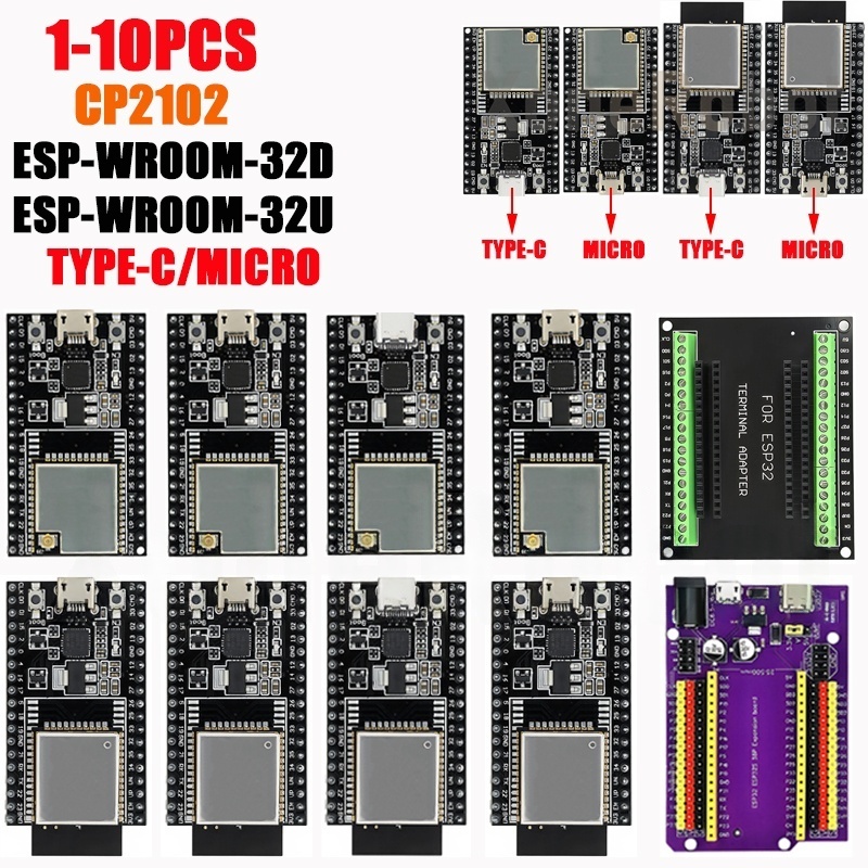 Devkitc - 1-10 Uds. Placa central de ESP32-DevKitC