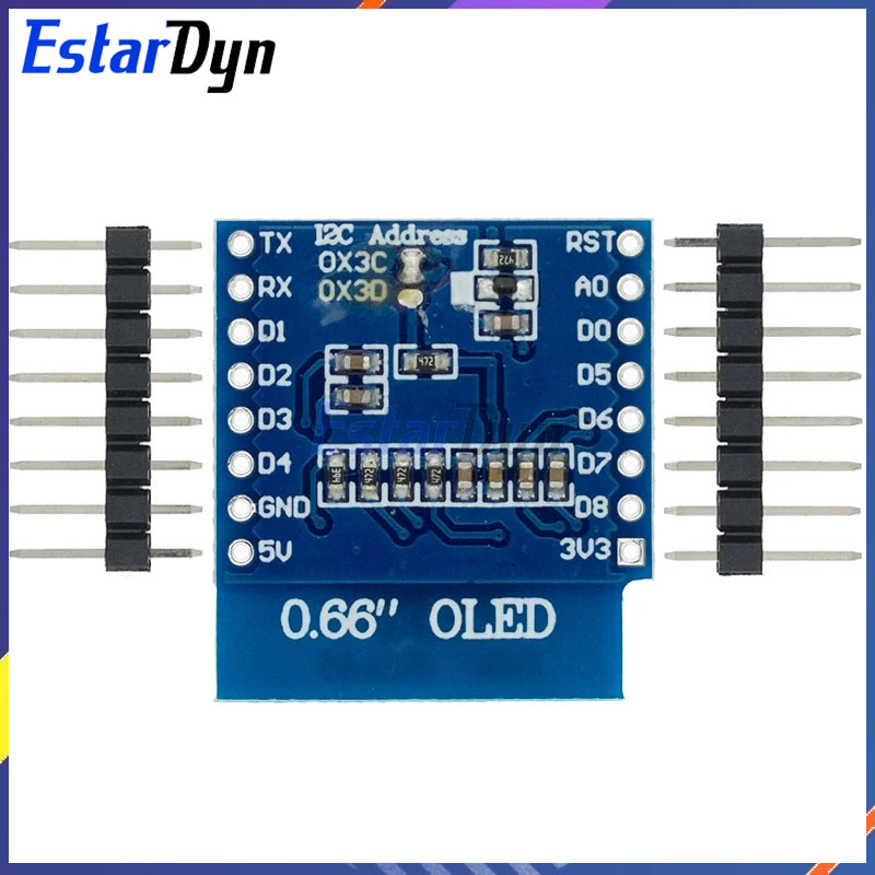 Pantalla LCD LED OLED de 0,66  - Wemos D1 reseña y precio