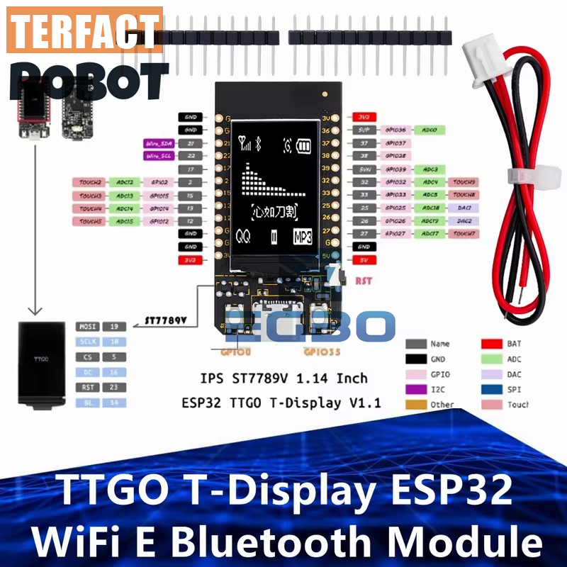 TTGO T-Display ESP32 Módulo Wi - Ttgo Tdisplay reseña y precio
