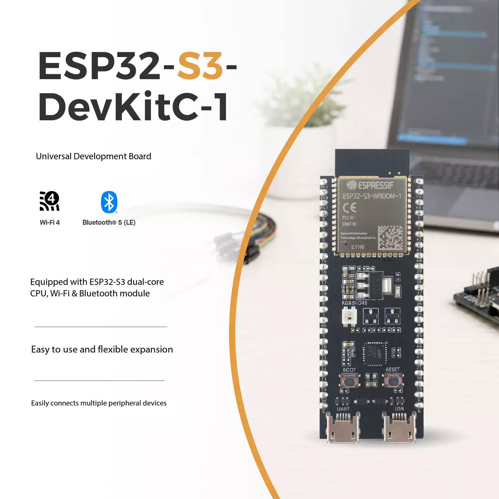 Placa de desarrollo Espressif  - Esp32 S3 Devkitc 1 reseña y precio