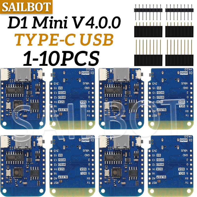 1-10 Uds WeMos D1 Mini ESP8266 - Wemos D1 reseña y precio