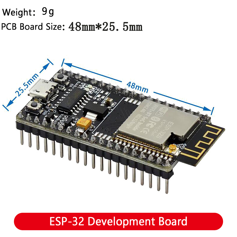 NodeMCU ESP-32S ESP-WROOM-32E  - Nodemcu 32S reseña y precio