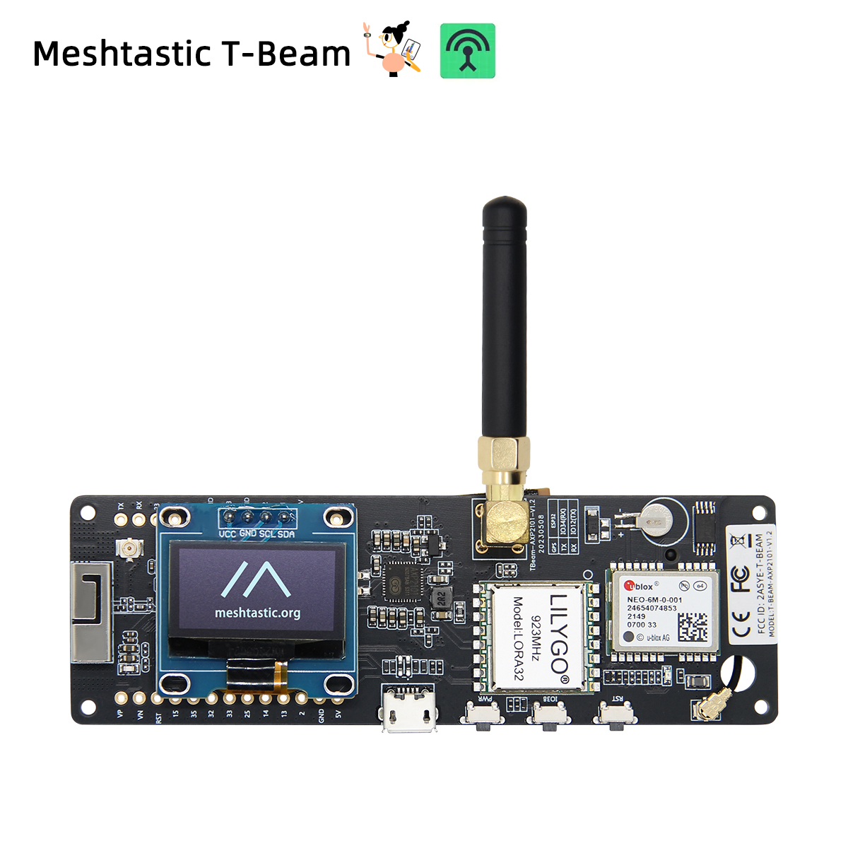 LILYGO® TTGO Meshtastic T-Beam - Ttgo Tdisplay reseña y precio
