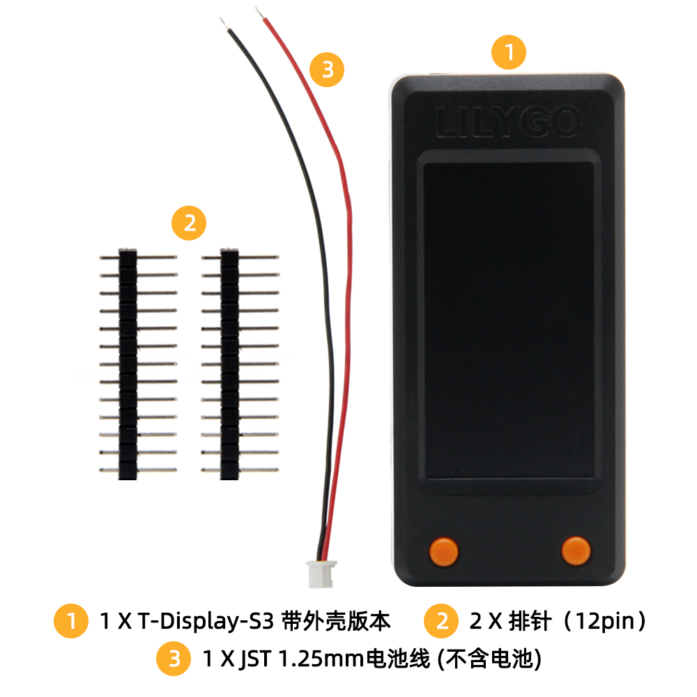 LILYGO T-Display-S3 Placa de d - Lolin S3 reseña y precio