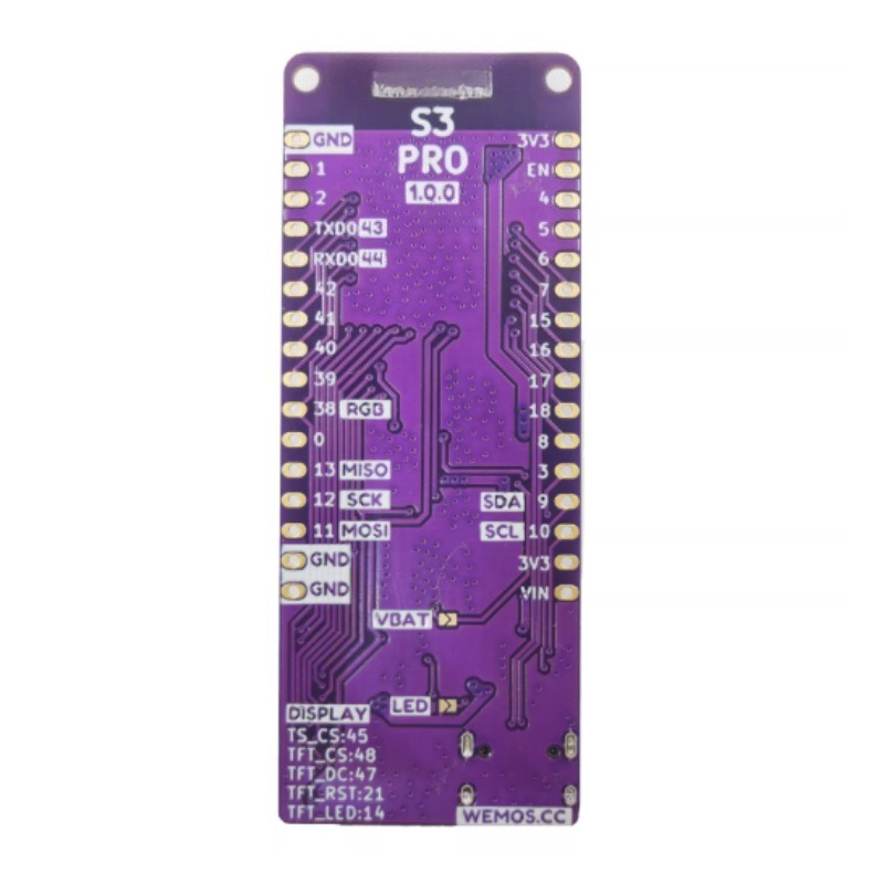 Para LOLIN S3 Pro V1.0.0, Plac - Lolin S3 reseña y precio