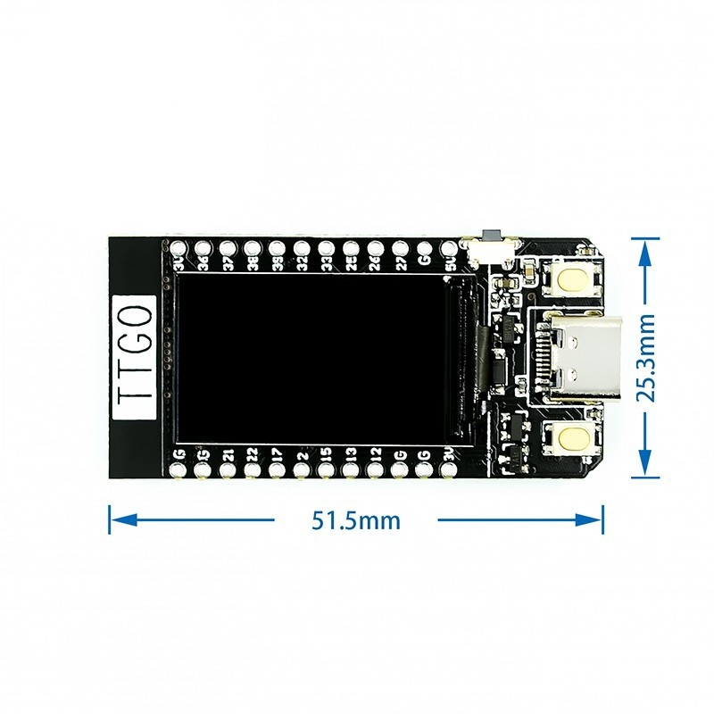 Módulo WiFi Bluetooth TTGO T-D - Ttgo Tdisplay reseña y precio